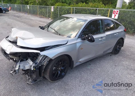 2025 Honda Civic Sport из США, поврежденный, VIN 19XFL2H84SE007891